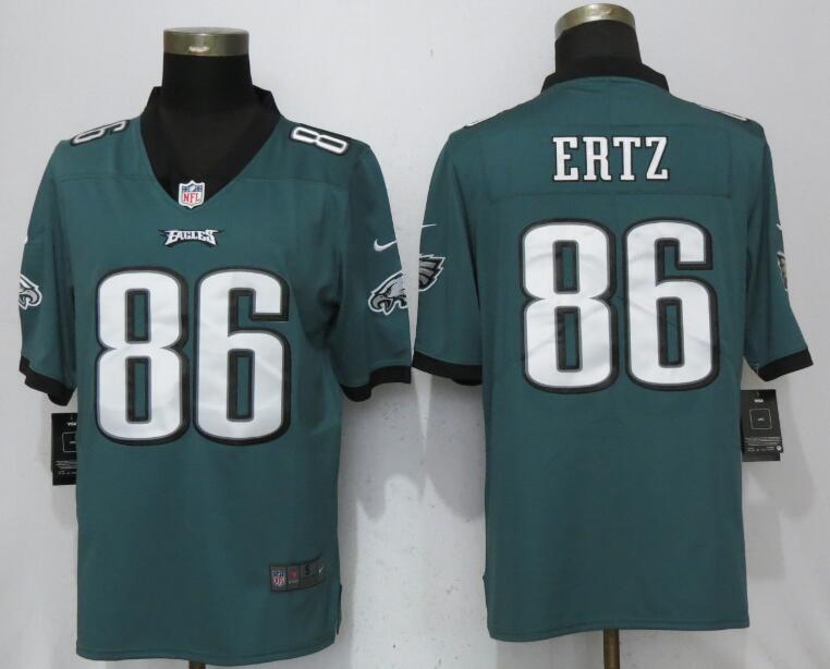 Men Philadelphia Eagles 86 Ertz Green Nike Vapor Untouchable Limited NFL Jerseys